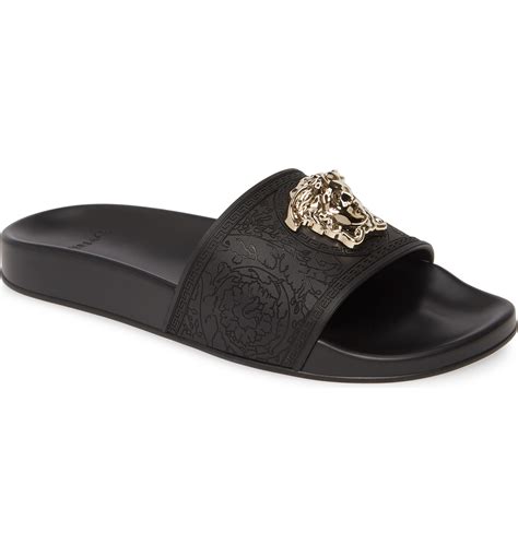 versace slippers women|versace black slippers.